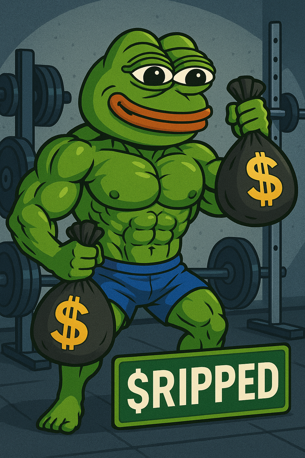 Pepe lifting heavy at the gym
